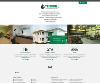 Tendrill.com(Brunei Service Provider to Oil & Gas Industry for the Supply of Equipment and Services) Screenshot