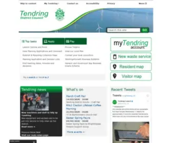 Tendringdc.gov.uk(Tendring District Council) Screenshot