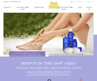 Tendskin.com(Tend Skin Solution) Screenshot