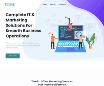 Teneko.co(IT & Online Marketing Services) Screenshot