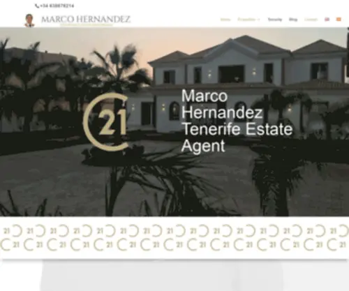 Tenerife-Villas.com(Tenerife Estate Agent and Property for Sale in Tenerife South) Screenshot