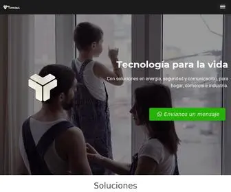 Tenesec.com(Soluciones en Seguridad) Screenshot