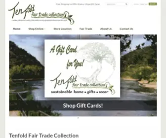 Tenfoldfairtrade.com(Fair Trade Gifts) Screenshot