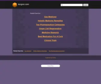 Tengion.com(Regenerative Medicine Brought to Life) Screenshot