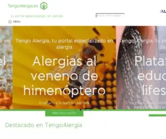 Tengoalergia.es(Tengo Alergia) Screenshot