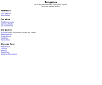 Tengudev.com(Page) Screenshot