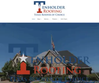 Tenholderroofing.com(Tenholder Roofing) Screenshot