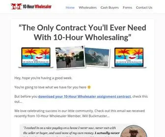 Tenhourwholesaler.com(Flip Houses Anywhere) Screenshot