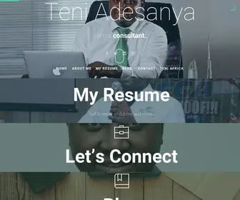 Teniadesanya.africa(Teni Adesanya profile) Screenshot