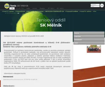 Tenis-Melnik.cz(Tenisový turnaj) Screenshot