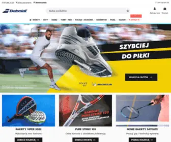 Tenis.shop.pl(Zobacz pełną ofertę sprzętu do tenisa Babolat. 100% oryginalne produkty) Screenshot
