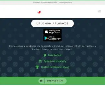 Tenis4U.pl(System zarządzania kortami tenisowymi) Screenshot