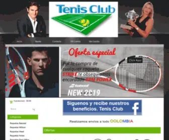 Tenisclubcolombia.com(Almacen de Tenis) Screenshot