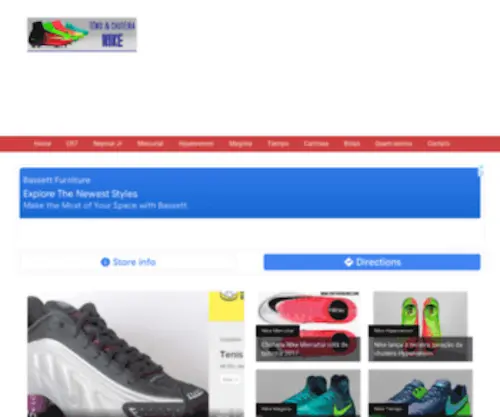 Tenisechuteiranike.com(Tênis & Chuteira Nike) Screenshot