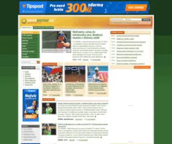 Tenisportal.cz(Tenis portál) Screenshot