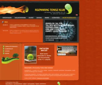 Teniszpalya.com(Rozmaring Tenisz Klub) Screenshot