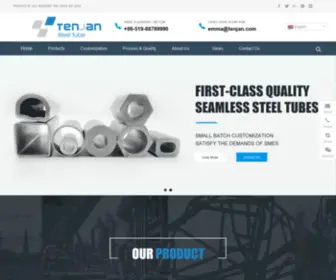 Tenjan.com(Changzhou Tenjan Steel Tube Co) Screenshot