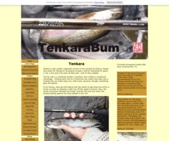 Tenkarabum.com(The most complete tenkara shop on the 'net) Screenshot
