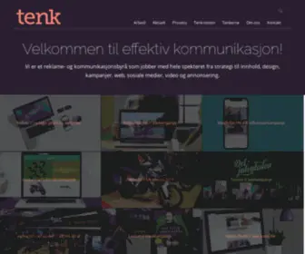 Tenkkommunikasjon.no(Tenk Kommunikasjon) Screenshot