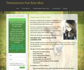 Tennesseansforrawmilk.com(Tennesseans For Raw Milk) Screenshot