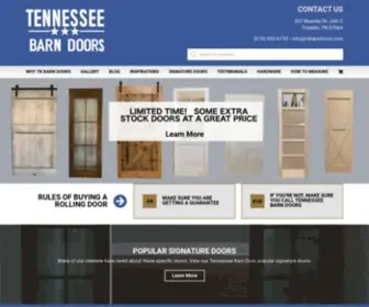 Tennesseebarndoors.com(Tennessee Barn Doors) Screenshot