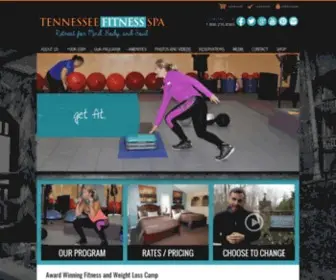 Tennesseefitnessspa.com(Affordable Wellness and Fitness Retreat) Screenshot