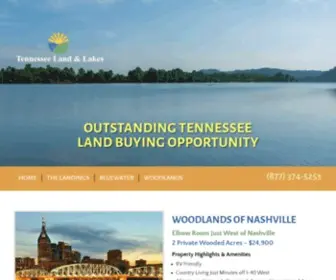 Tennesseelandandlakes.com(Lakefront/Waterfront Land for Sale in Tennessee (TN)) Screenshot