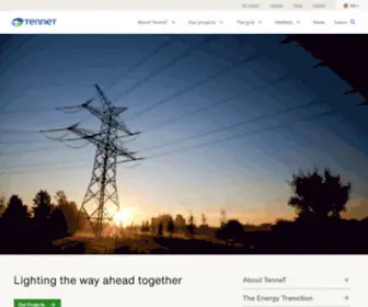 Tennet.eu(Lighting the way ahead together) Screenshot