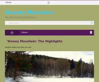 Tenneymtn.com(Tenney Mountain) Screenshot