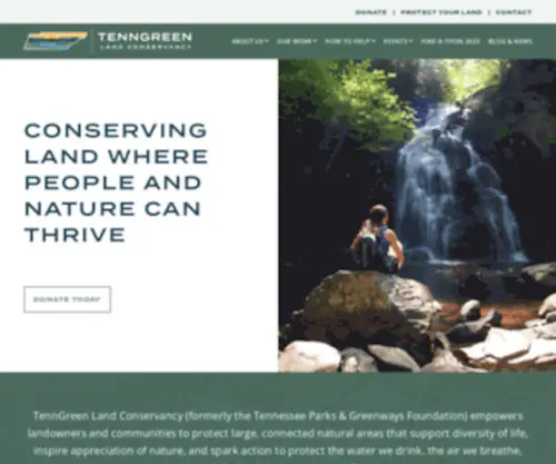 Tenngreen.org(TennGreen Land Conservancy) Screenshot
