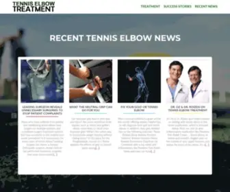 Tennis-Elbow.net(Tennis Elbow Treatment) Screenshot