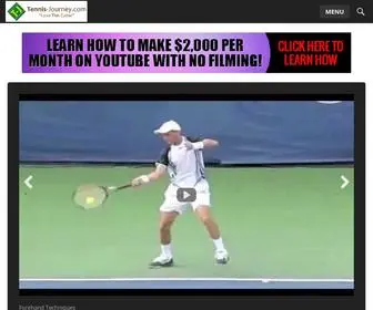 Tennis-Journey.com(Learn Tennis with Zero Dollars Spent on Tennis Lessons) Screenshot