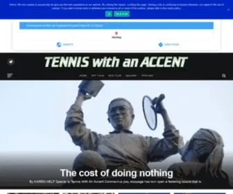 Tennisaccent.com(Tennis with an Accent) Screenshot