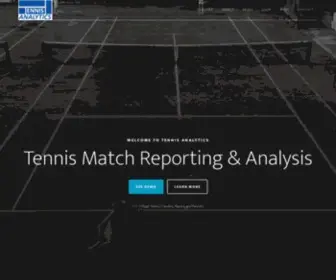 Tennisanalytics.net(Tennis Analytics) Screenshot