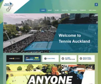 Tennisauckland.co.nz(Tennis Auckland) Screenshot