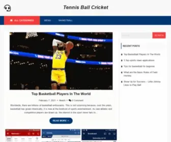 Tennisballcricket.org(Tennisball Cricket Association (TCA)) Screenshot