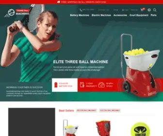 Tennisballmachines.com(Tennis Ball Machines) Screenshot