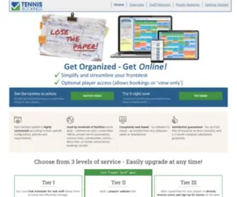 Tennisbookings.com(Tennis Booking and Scheduling Online) Screenshot