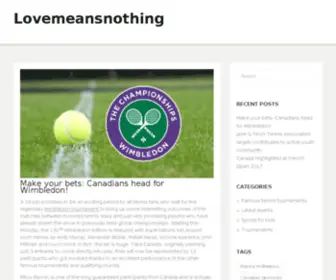 Tenniscanada.ca(Tennis Canada) Screenshot