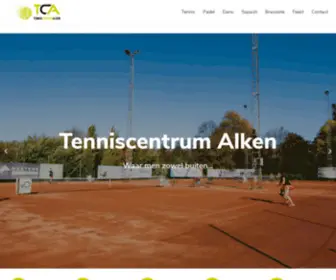 Tenniscentrumalken.be(De plaats om te tennissen) Screenshot