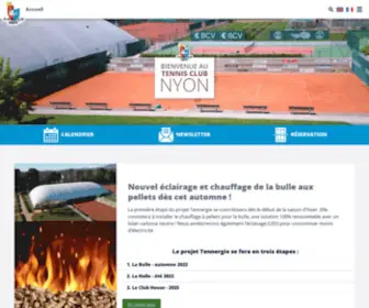 Tennisclubnyon.ch(Tennis club la côte) Screenshot