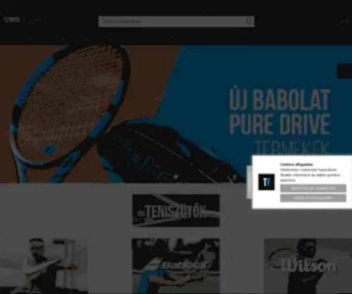 Tennisfactory.hu(Tenisz cipők és sport ruházat) Screenshot