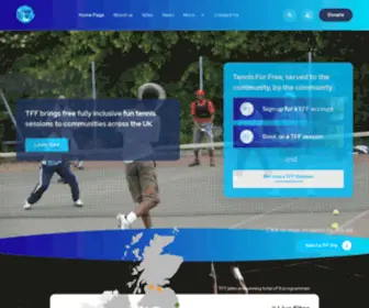 Tennisforfree.com(Tennis For Free) Screenshot