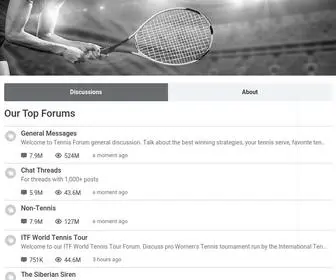 Tennisforum.com(Tennis Forum) Screenshot