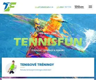 Tennisfun.sk(TENISOVÉ) Screenshot