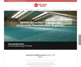 Tennishalle-Rohr.de(Tennishalle Rohr) Screenshot