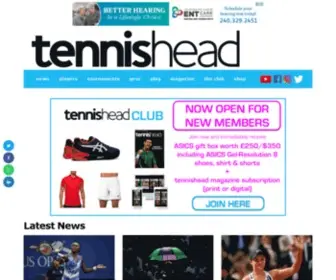 Tennishead.net(Breaking tennis news) Screenshot