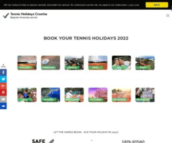 Tennisholidayscroatia.com(Tennis Holidays Croatia) Screenshot