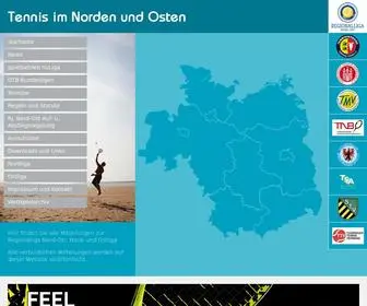 Tennisimnordosten.de(Tennis im Nordosten) Screenshot