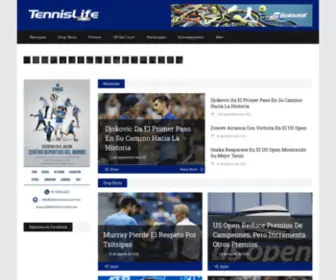 Tennislife.mx(Main Home) Screenshot